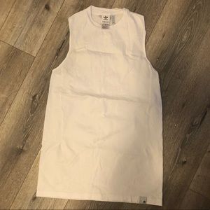 White Adidas Tank Dress